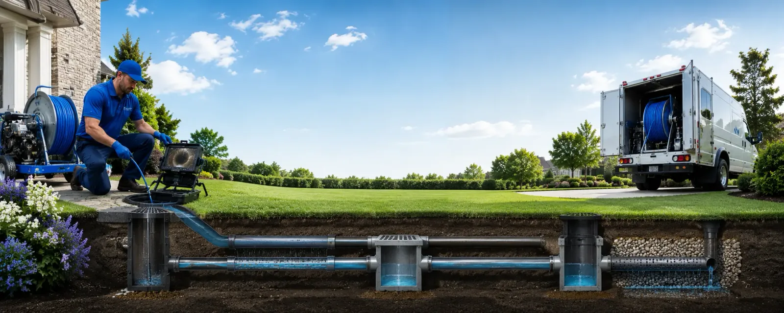 Outdoor drain cleaning information for Callahan, CA
